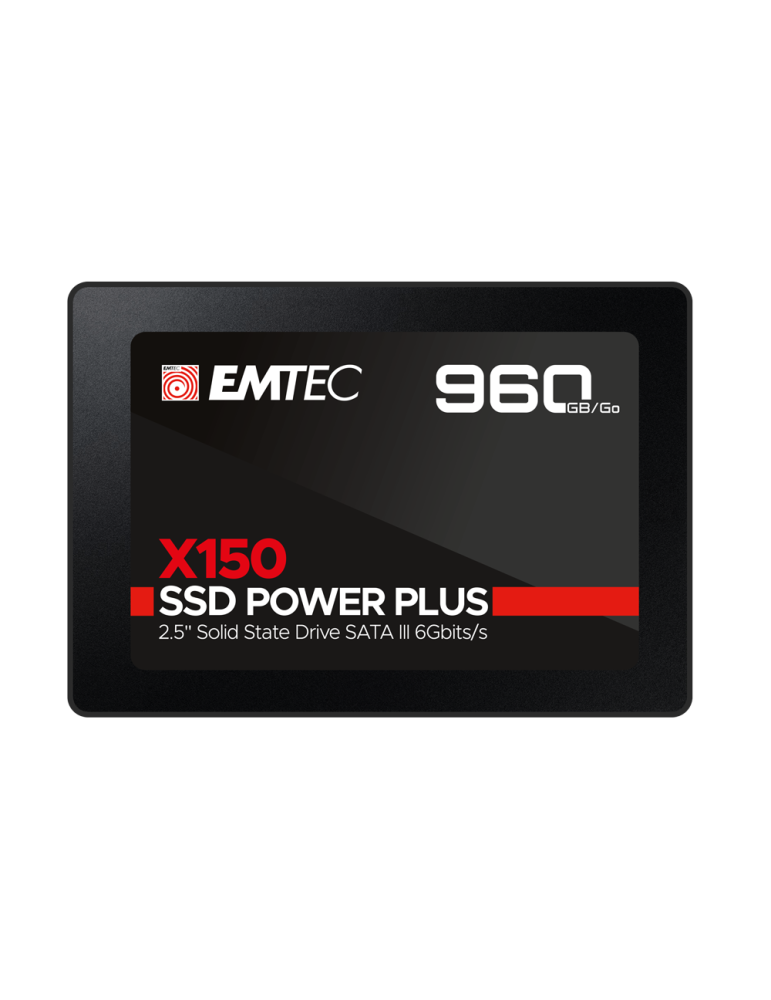 SSD диск EMTEC X150, 960GB SATA III 2.5" - ECSSD960GX150 - 1