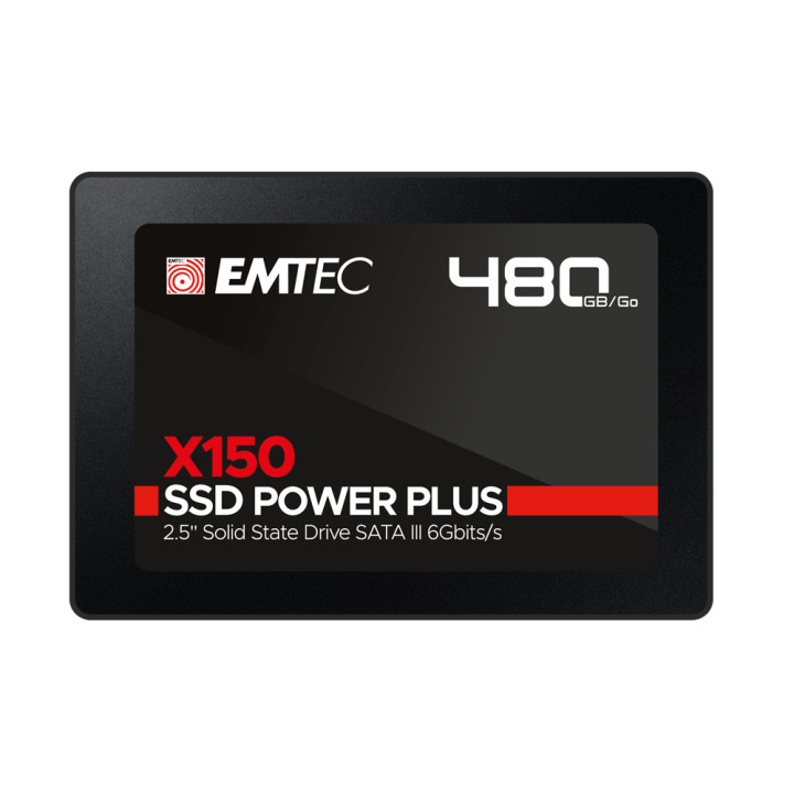 SSD диск EMTEC X150, 480GB SATA III 2.5" - ECSSD480GX150 - 1