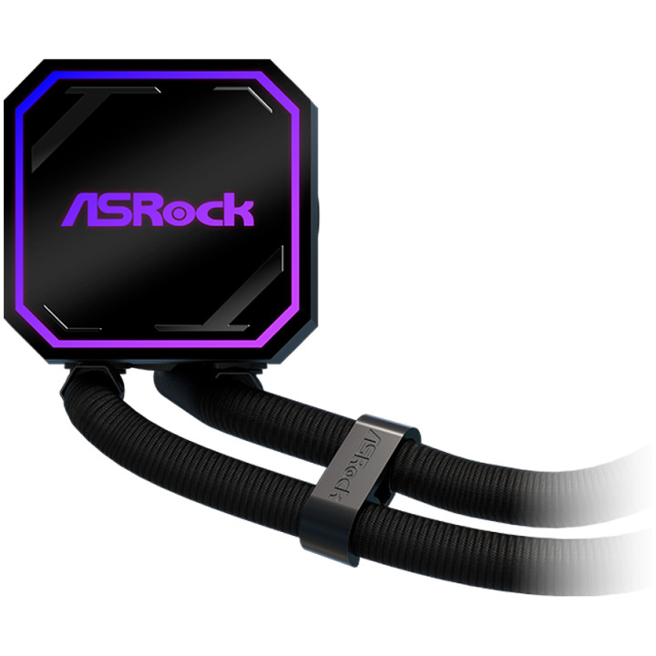 Водно охлаждане за процесор ASROCK Pro 360 ARGB, 360mm AiO, AM4/AM5/LGA1700/LGA1851, 3x120mm, RGB - 90-APRA36-BAAGA6 - 4