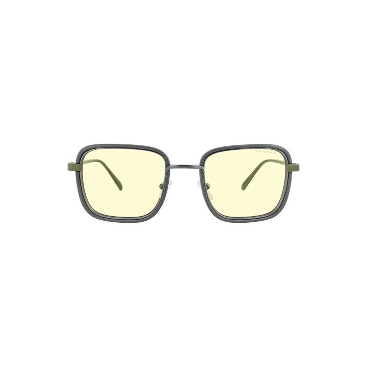 Геймърски очила GUNNAR Fallout Vault 33, Gunmetal/Olive, Amber лещи, с