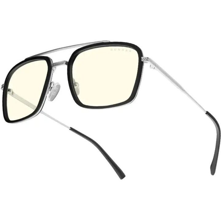 Геймърски очила GUNNAR Baron Silver Clear - BAR-05009