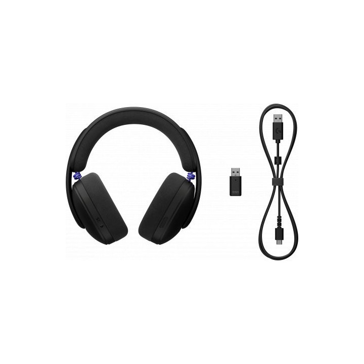 Bluetooth геймърски слушалки Logitech G325 Lightspeed, Микрофон, Черни