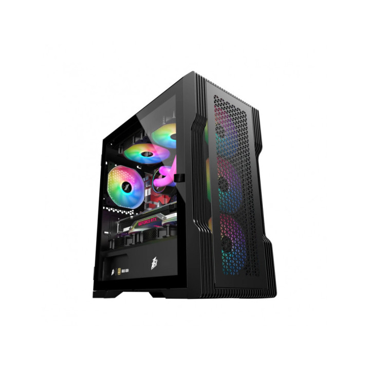 Геймърски компютър ION TRILOBITE T3 с процесор Intel Core Ultra 5 225F, видео карта Nvidia GeForce RTX 5060 Ti 8GB GDDR7, RAM памет 16GB(2x8GB) DDR5 5600MHz, SSD 512GB M.2 NVMe PCIe Gen3x4