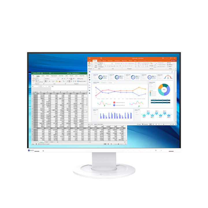 Монитор EIZO FlexScan EV2410R, 23.8" IPS 1920x1200, 5ms, 350cd/m² - EV2410R-WT - 1
