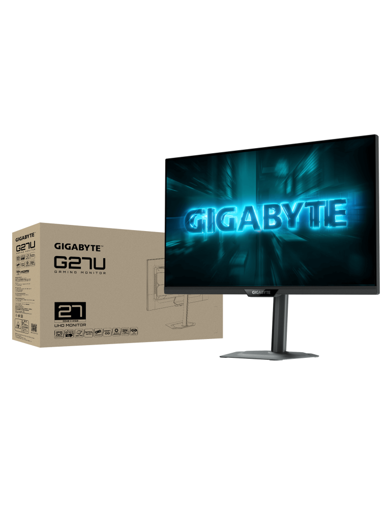 Монитор GIGABYTE G27U, 27" SS-IPS 3840x2160 320Hz, 1ms, HDR 400 - 6