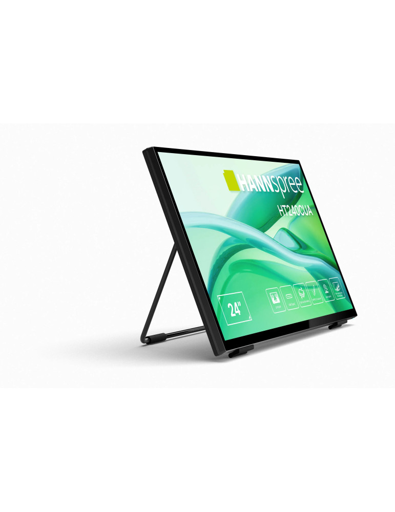 Монитор Hannspree HT240CUA, 23.8" VA 1920x1080, Тъч екран, HDMI, USB-C - 2