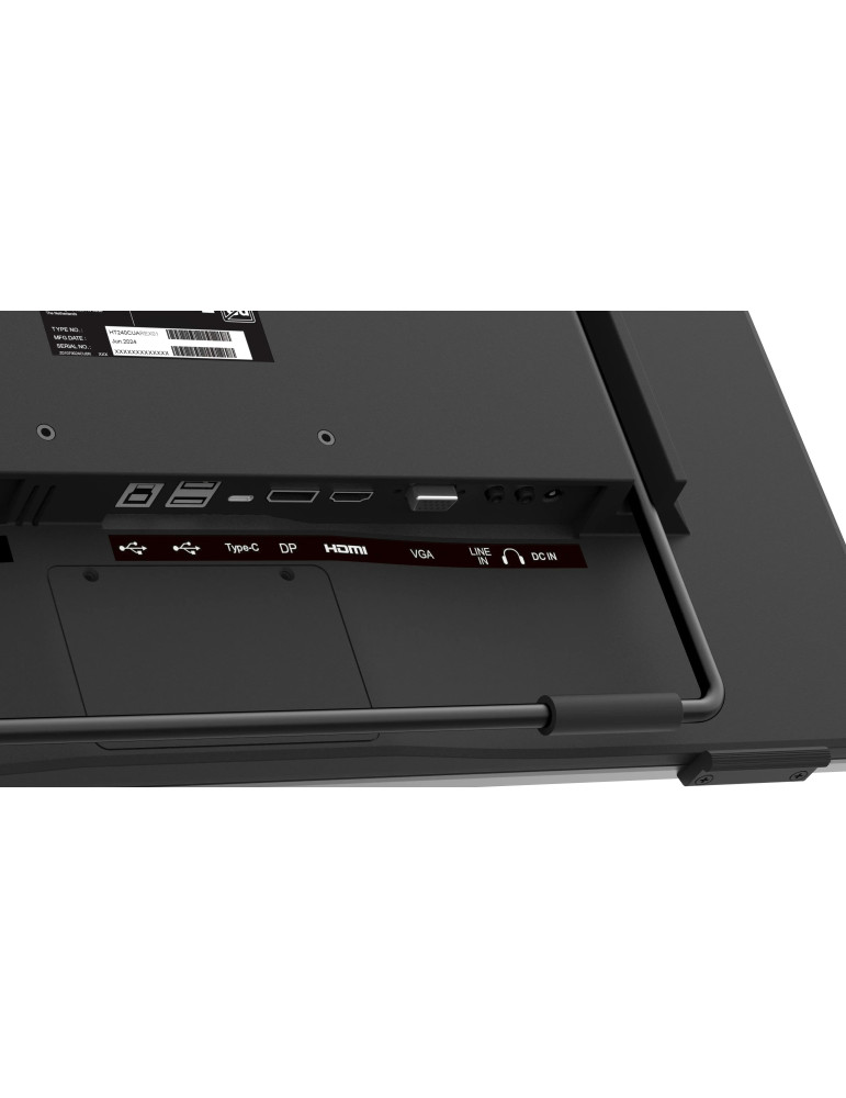 Монитор Hannspree HT240CUA, 23.8" VA 1920x1080, Тъч екран, HDMI, USB-C - 8