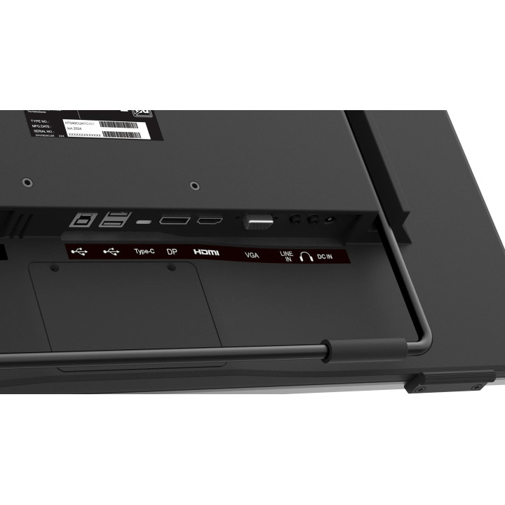Монитор Hannspree HT240CUA, 23.8" VA 1920x1080, Тъч екран, HDMI, USB-C - 8
