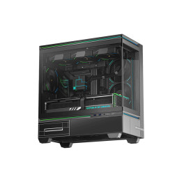 Геймърски компютър ION TL-M10 Black с процесор AMD Ryzen 7 7800X3D, видео карта AMD Radeon RX 9070 XT 16GB GDDR6, RAM памет 32GB(2x16GB) DDR5 5200MHz, SSD 1TB M.2-2280 PCIe 4.0 NVMe 6000 MB/s / 4000 MB/s