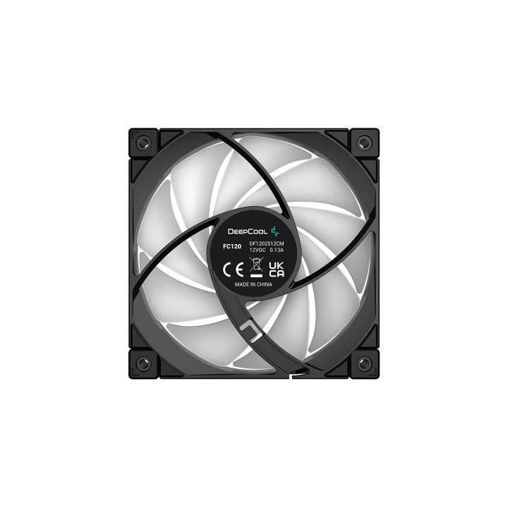 Комплект вентилатори DeepCool FC120 Black, Fan Pack 3-in-1 3x120mm, ARGB - R-FC120-BKAMN3-G-1