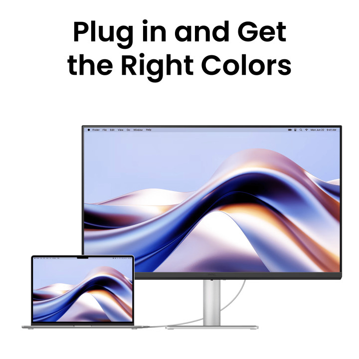 Монитор BenQ MA270U, 27" IPS 4K 3840x2160 60Hz, USB-C DP HDMI, 95% DCI-P3 - 9H.LMWLB.QBE - 5