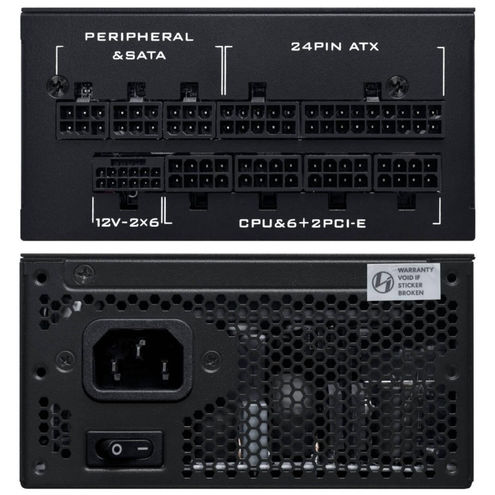 Модулно захранване Lian Li SP1000 Black, 1000W 80+ Platinum, PCIe 5.1 ATX 3.1 - G9P.SP1000P.B000.EU - 4