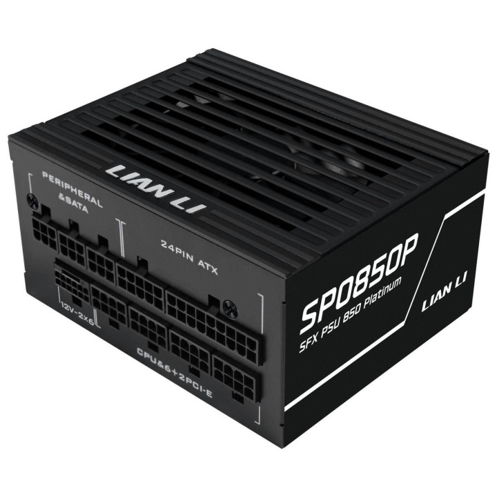 Модулно захранване Lian Li SP850 Black, 850W 80+ Platinum, ATX 3.1 - G9P.SP0850P.B000.EU - 1