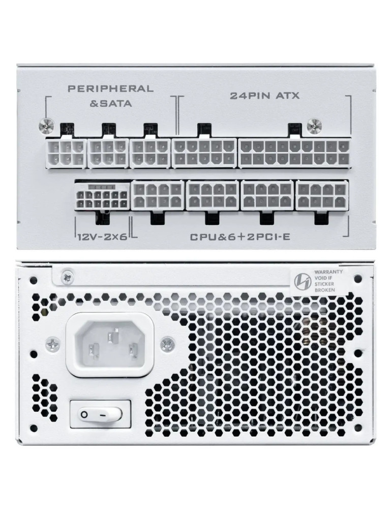 Модулно захранване Lian Li SP850 White, 850W 80+ Platinum, ATX 3.1 - G9P.SP0850P.W000.EU - 4