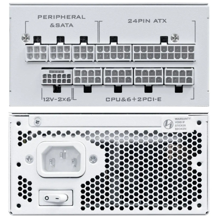 Модулно захранване Lian Li SP850 White, 850W 80+ Platinum, ATX 3.1 - G9P.SP0850P.W000.EU - 4