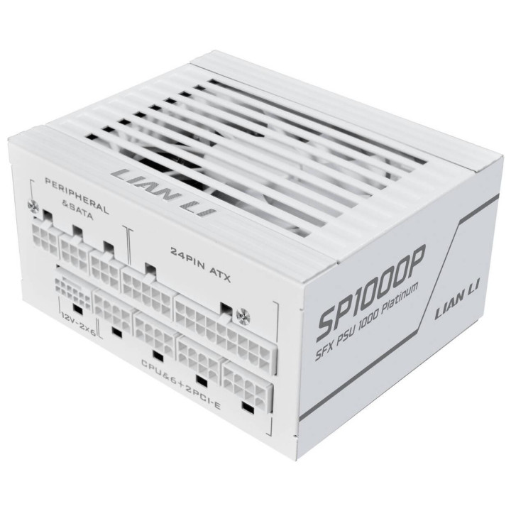 Модулно захранване Lian Li SP1000 White, 1000W, 80+ Platinum, PCIe 5.1, ATX 3.1, Модулен - G9P.SP1000P.W000.EU - 1