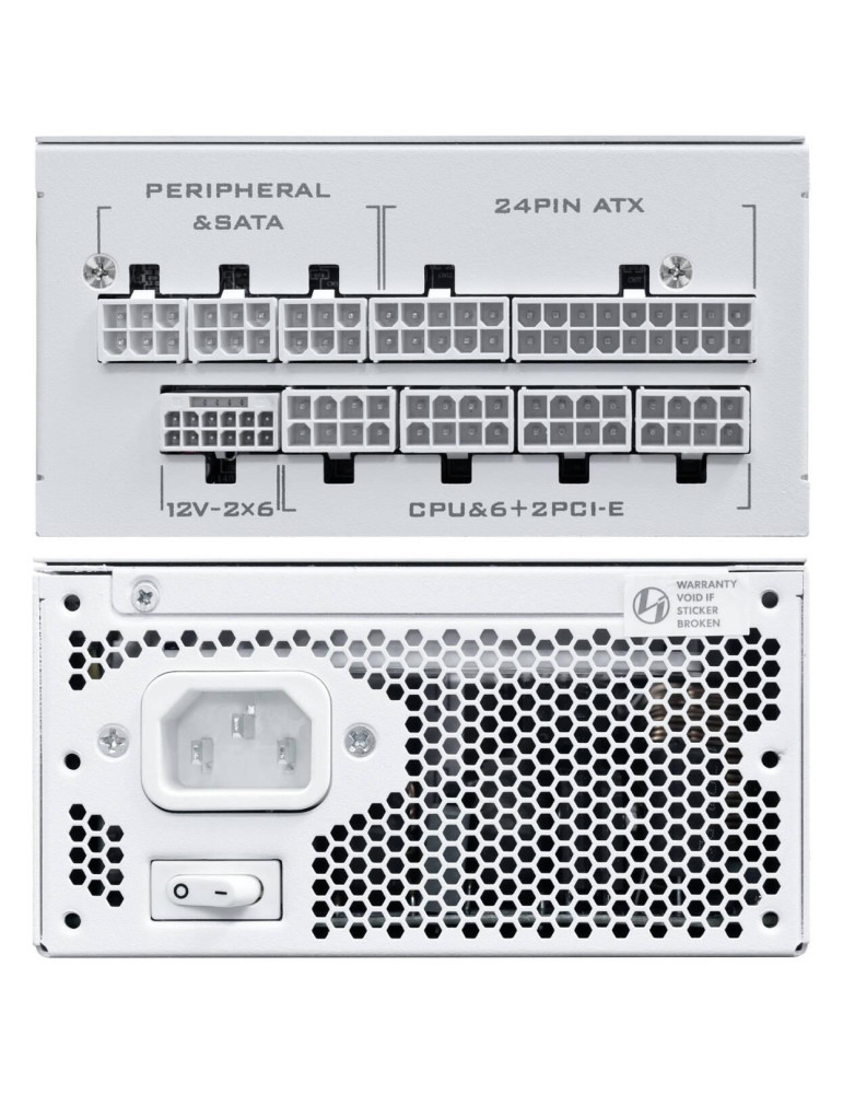 Модулно захранване Lian Li SP1000 White, 1000W, 80+ Platinum, PCIe 5.1, ATX 3.1, Модулен - G9P.SP1000P.W000.EU - 4