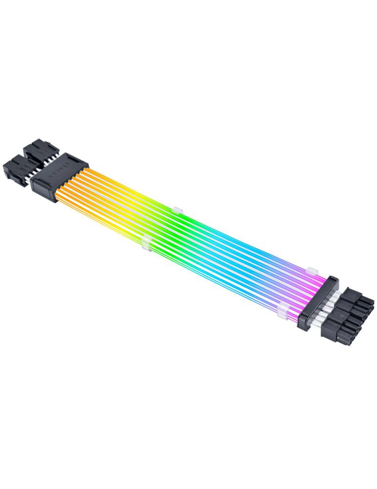 Удължителен кабел Lian Li Strimer Wireless 2x 8-Pin, RGB, Бял - G89.PW8-1W-CPU.00 - 1