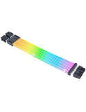 Удължителен кабел Lian Li Strimer Wireless 2x 8-Pin, RGB, Бял - G89.PW8-1W-CPU.00 - 1