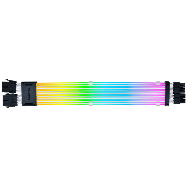 Удължителен кабел Lian Li Strimer Wireless 2x 8-Pin, RGB, Бял - G89.PW8-1W-CPU.00 - 2