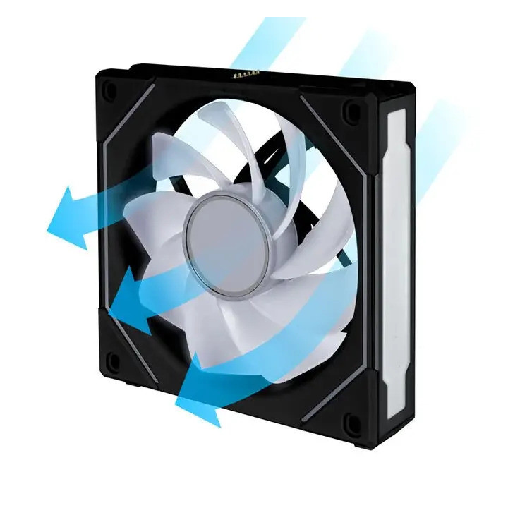 Вентилатор Lian-Li UNI SL-INF 120 ARGB, 120mm, PWM, 58.54 CFM, 32.5dB, Reverse Blade, с контролер - G99.12RSLIN3B.00 - 5
