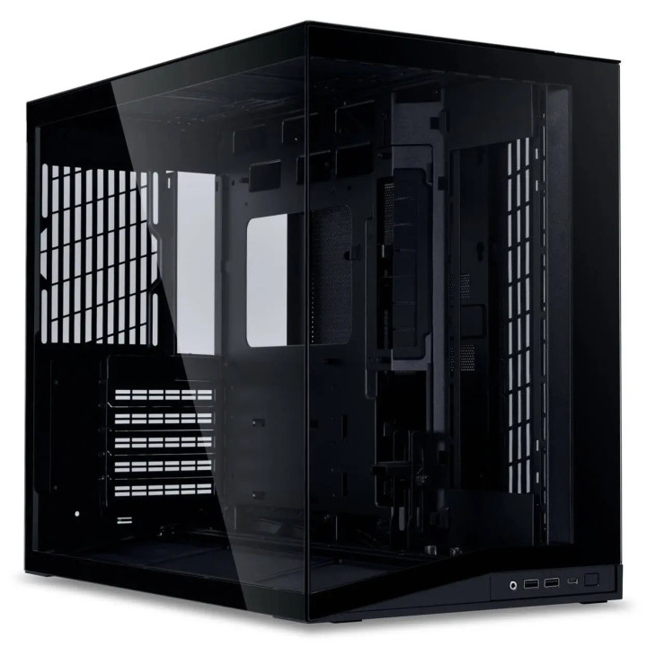 Кутия за компютър Lian Li O11 Dynamic Mini V2, Mini-Tower, ATX/Micro ATX/Mini ITX, до 160mm CPU, до 400mm GPU - G99.O11DMIV2X.00