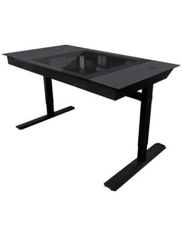 Компютърна кутия в бюро 2 в 1 Lian Li DK07 Middle Tower, ATX/Micro ATX/E-ATX/Mini ITX, до 180mm CPU охладител, до 380mm GPU, до 