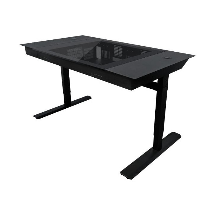 Компютърна кутия в бюро 2 в 1 Lian Li DK07 Middle Tower, ATX/Micro ATX/E-ATX/Mini ITX, до 180mm CPU охладител, до 380mm GPU, до 