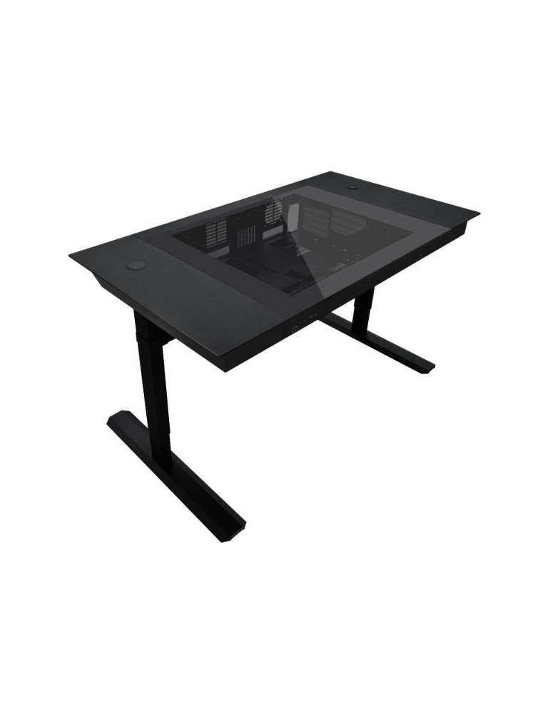 Компютърна кутия в бюро 2 в 1 Lian Li DK07 Middle Tower, ATX/Micro ATX/E-ATX/Mini ITX, до 180mm CPU охладител, до 380mm GPU, до 