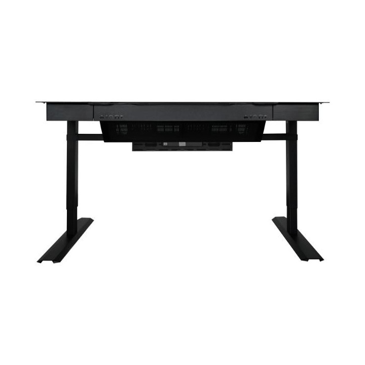 Компютърна кутия в бюро 2 в 1 Lian Li DK07 Middle Tower, ATX/Micro ATX/E-ATX/Mini ITX, до 180mm CPU охладител, до 380mm GPU, до 