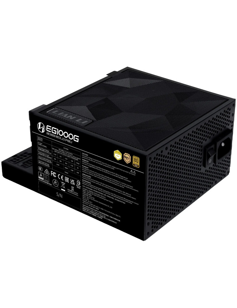 Модулно захранване Lian Li EDGE 1000W, 1000W 80+ Gold, ATX 3.1, PCIe 5.1 - G9P.EG1000G.BH00.EU - 6