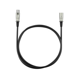 Аудио кабел HyperX XLR, XLR мъжко към XLR женско, 3м, черен - 6Z2B9AA - 1