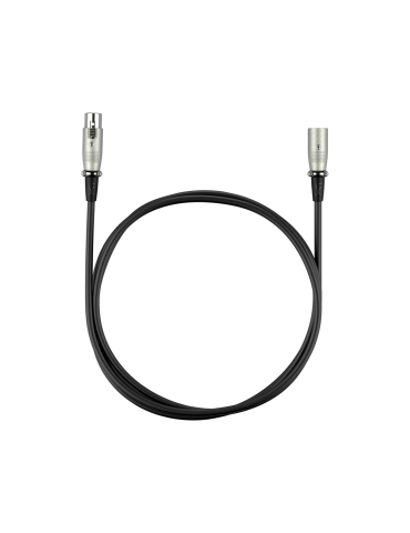 Аудио кабел HyperX XLR, XLR мъжко към XLR женско, 3м, черен - 6Z2B9AA - 1