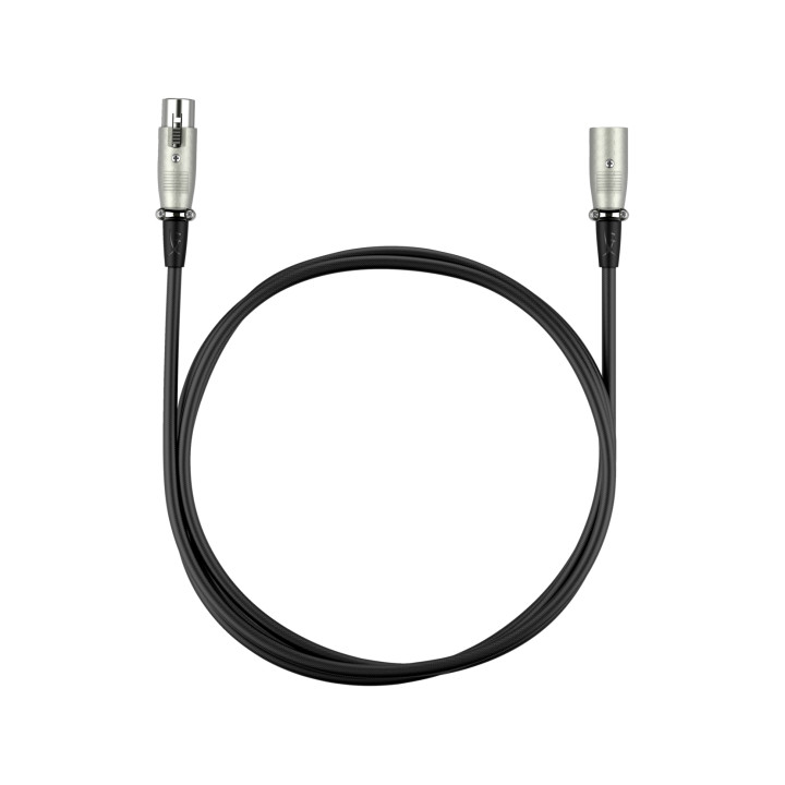 Аудио кабел HyperX XLR, XLR мъжко към XLR женско, 3м, черен - 6Z2B9AA - 1