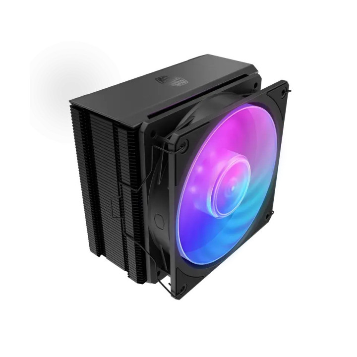 Охладител за процесорCooler Master Hyper 212 3DHP ARGB, Black, AM4/AM5/1150/1151/1155/1156/1200/1700, 120mm, PWM - MAY-T2HP-217P