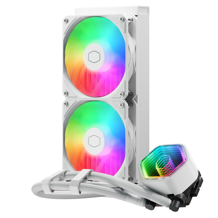Водно охлаждане за процесор Cooler Master Master Liquid 240 Core II ARGB, течност, 240mm радиатор, PWM 4-Pin, AM4/AM5/1700, 27 d