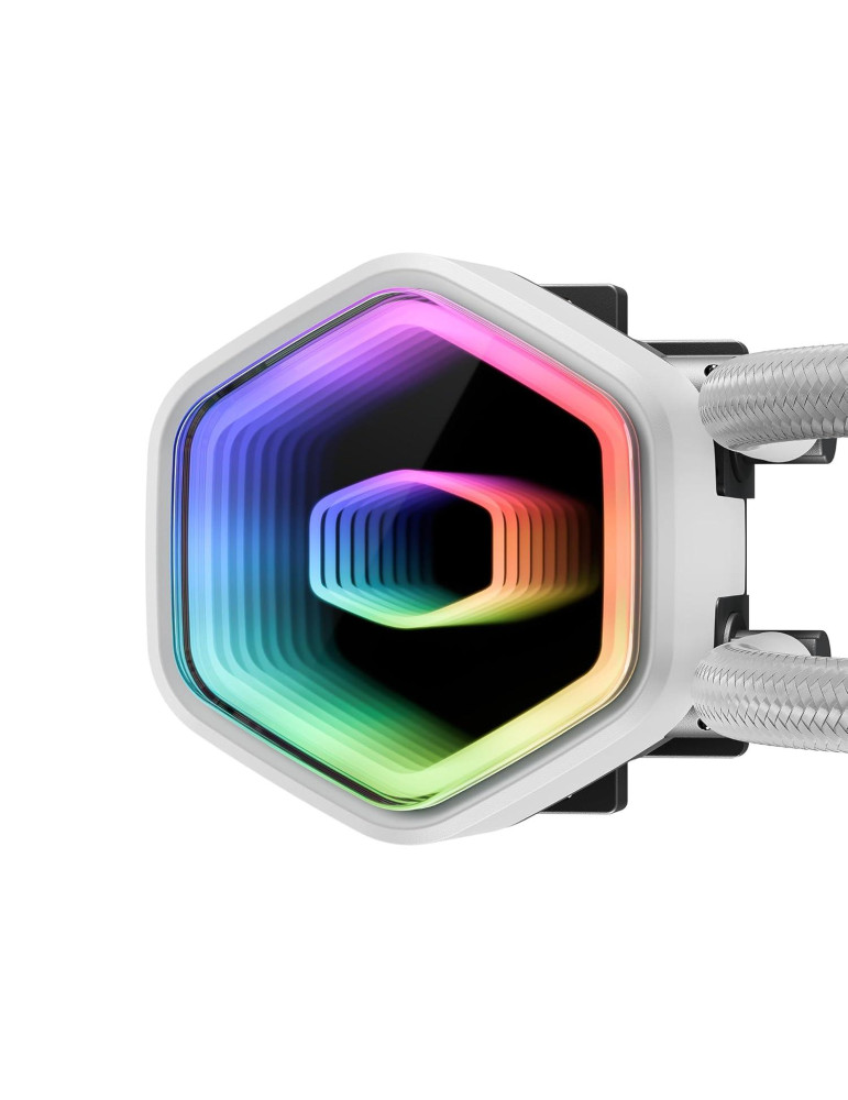 Водно охлаждане за процесор Cooler Master Master Liquid 240 Core II ARGB, течност, 240mm радиатор, PWM 4-Pin, AM4/AM5/1700, 27 d