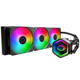 Водно охлаждане за процесор Cooler Master Master Liquid 360 Core II ARGB, 360mm, Течност, AM4/AM5/Intel, 27dBA - MLW-D36M-A18PA-