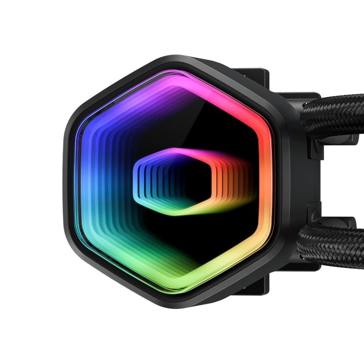 Водно охлаждане за процесор Cooler Master Master Liquid 360 Core II ARGB, 360mm, Течност, AM4/AM5/Intel, 27dBA - MLW-D36M-A18PA-