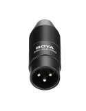 Конвертор BOYA 3.5mm TRS към XLR 35C-XLR Pro, 12-48V Phantom Power, черен - BOYA-35C-XLR-PRO - 4