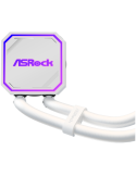 Водно охлаждане за процесор ASROCK Pro White 360 ARGB, 360mm AiO, AM5/AM4/LGA1851/LGA1700, 3x120mm, RGB LED - 4711581493544 - 4