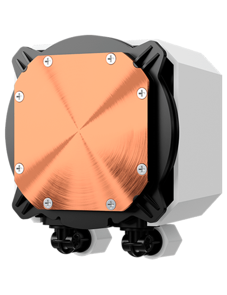 Водно охлаждане за процесор ASROCK Pro White 360 ARGB, 360mm AiO, AM5/AM4/LGA1851/LGA1700, 3x120mm, RGB LED - 4711581493544 - 5