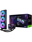 Водно охлаждане за процесор ASROCK PHANTOM GAMING 360 LCD, 360mm, LCD дисплей, AM5/AM4/LGA1851/LGA1700, ARGB - 4711581492455 - 1