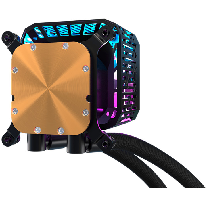 Водно охлаждане за процесор ASROCK PHANTOM GAMING 360 LCD, 360mm, LCD дисплей, AM5/AM4/LGA1851/LGA1700, ARGB - 4711581492455 - 6