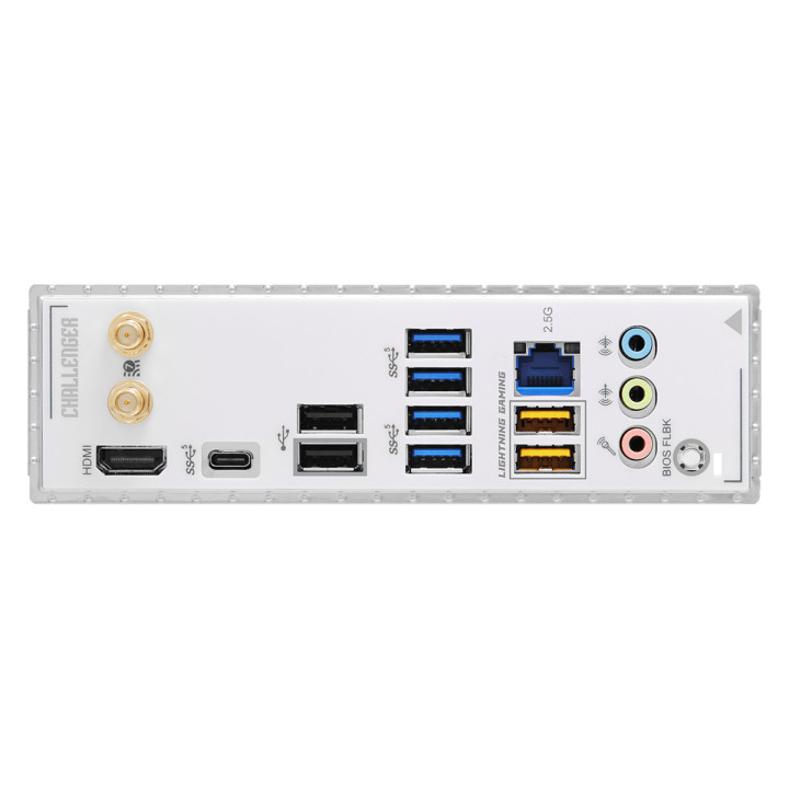 Дънна платка ASRock B860 Challenger White WIFI, LGA 1851, Intel B860, DDR5 до 256GB, PCIe 5.0, Wi-Fi 7 - 4711581494183 - 5
