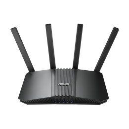 Рутер ASUS RT-BE55, WiFi 7 BE3600, 2.4GHz/5GHz, 4x LAN 1Gbps, 1x WAN 2.5Gbps, 4 външни антени, USB 3.2, AiMesh - 90IG0A80-MO3C00