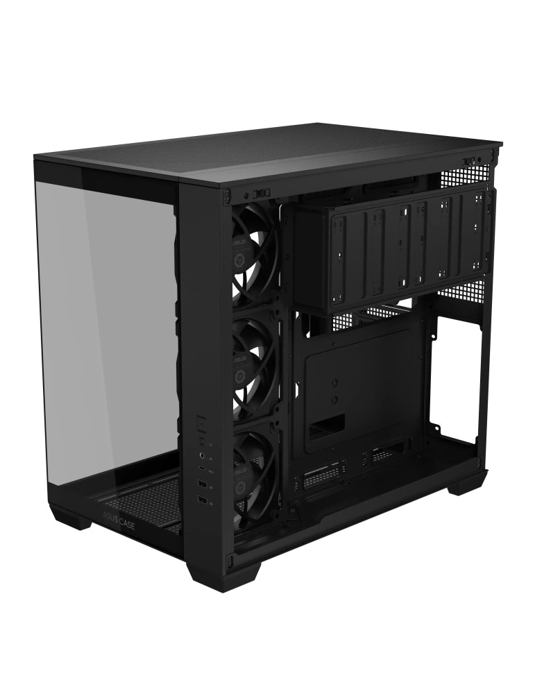 Кутия за компютър ASUS A32 PLUS, Mid Tower, Tempered Glass, 4x ARGB вентилатора, ATX/Micro ATX/Mini ITX - 90DC00S0-B19000 - 10