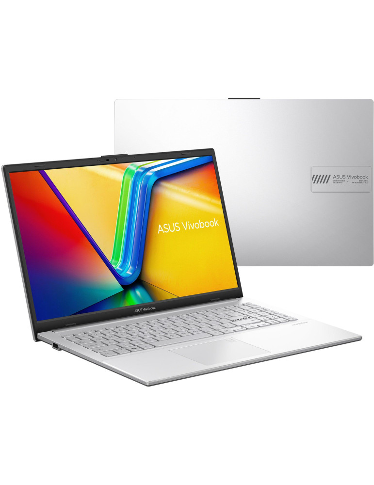 Лаптоп ASUS Vivobook Go 15 E1504FA-BQ2337, 15.6" IPS 1920x1080, AMD Ryzen 3 7320U, 16GB LPDDR5, 512GB SSD, Free DOS - 90NB0ZR1-M