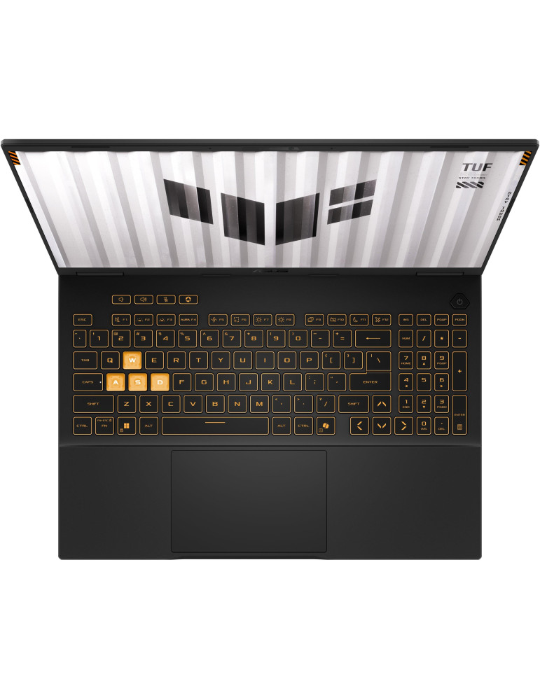 Лаптоп ASUS TUF Gaming F16 FX608JPR-QT026, 16" IPS 1920x1200, Intel Core i7-14650HX, RTX 5070 8GB, 16GB DDR5, 1TB SSD, Free DOS 