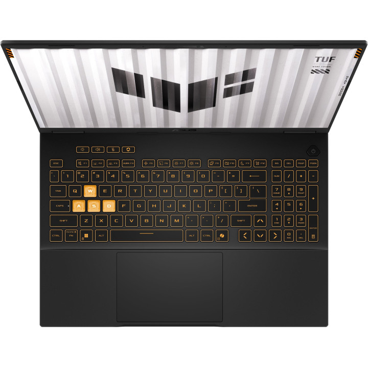 Лаптоп ASUS TUF Gaming F16 FX608JPR-QT026, 16" IPS 1920x1200, Intel Core i7-14650HX, RTX 5070 8GB, 16GB DDR5, 1TB SSD, Free DOS 